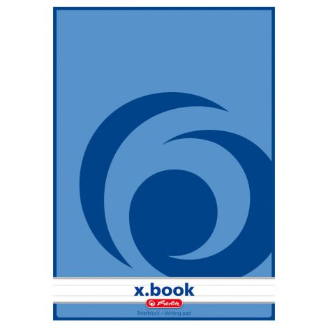 Blok biurowy listowy Herlitz X-Book A5/50/60g linia